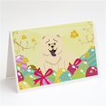 thumbnail image 1 of Easter Eggs Chow Chow White Greeting Cards & Envelopes - Pack of 8, 1 of 1