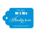 thumbnail image 1 of 100 PCS Mr & Mrs Custom Made Hang Tags Personalized Wedding Favor Gift Paper Tags, 1 of 1