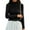 Black, variant on Women's Soft Turtleneck Knit Sweater Base Layer Top for Fall and Winter Wear, Perfect for Holiday Season and Daily Comfort, Warm and Elegant,Dark Green,S