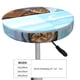 thumbnail image 4 of Disketp Funny Cat Taking a Bath Funda Redonda para Taburete, Funda de Cojín para Silla de Bar Suave y Elástica-13 inch, 4 of 7