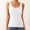 17#White, variant on Women's Round Neck Tank Top Lace Camisole Tank Sleeveless Cami Lacework Trim Summer Soft Stretch Casual Breathable Tops White,Size M