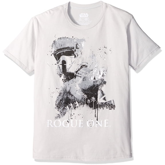Star Wars Rogue One Mens T-Shirt - Scariff Shore Trooper Foil Highlighted