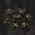 thumbnail image 4 of MACTANO Metal DND Dice Set Dungeons and Dragons Dice Set MTG RPG Board Game Toy-3D-Black 1 PCS, 4 of 8