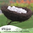 thumbnail image 6 of Handmade Bird House Vine, Home Nature Craft Best Birds Nests for Garden Decor, Woven Bird Nest with 6cm Diameter, Version A, 6 of 6