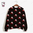thumbnail image 3 of Sudadera de HELLO KITTY para mujer, ropa de calle de primavera, jerseys de cuello redondo de poliéster con dibujos animados, camisetas informales de manga larga con estampado de Groot, 3 of 5
