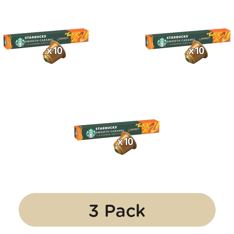 Starbucks by Nespresso Caramel Pods, 10 pods per pack, British Import (Pack of 3)