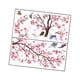 thumbnail image 3 of 2 pegatinas de pared con diseño de pájaros y flores rosas para ventana, impermeables, modernas y versátiles. Horizontal, 3 of 9