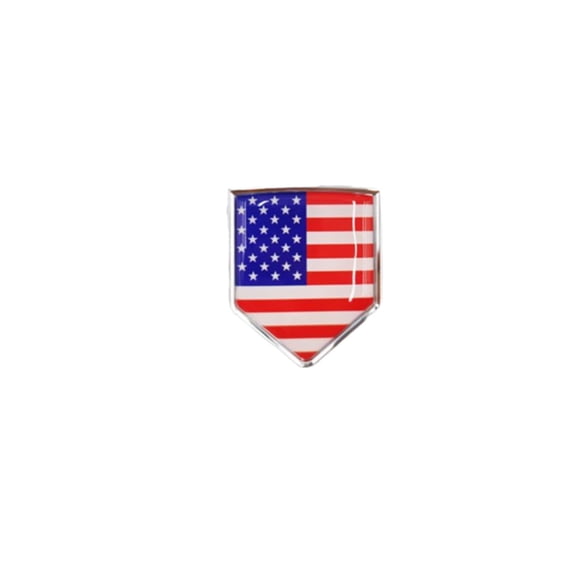 Ysmzzmsy Country Flag 3D Emblem Sticker, 1.85x2.36in, Automotive Decal for Cars, Motorcycles, Helmets