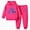 A2-Hot Pink, variant on Girls Fall Winter Set Cute Cartoon Print Long Sleeved Hoodie Pants Casual Two Piece Set 6-24 Months 2T 3T 4T 5T 6T Children Pink,3-4 Years