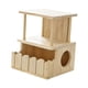 thumbnail image 5 of Casa de Chinchilla Refugio para Hámster Accesorio de Jaula de Madera con Ventilación Dos Niveles y Ensamble Fácil Adecuado para Descanso Escondite Estilo Moderno Mascotas 23cmx22cmx30cm, 5 of 9