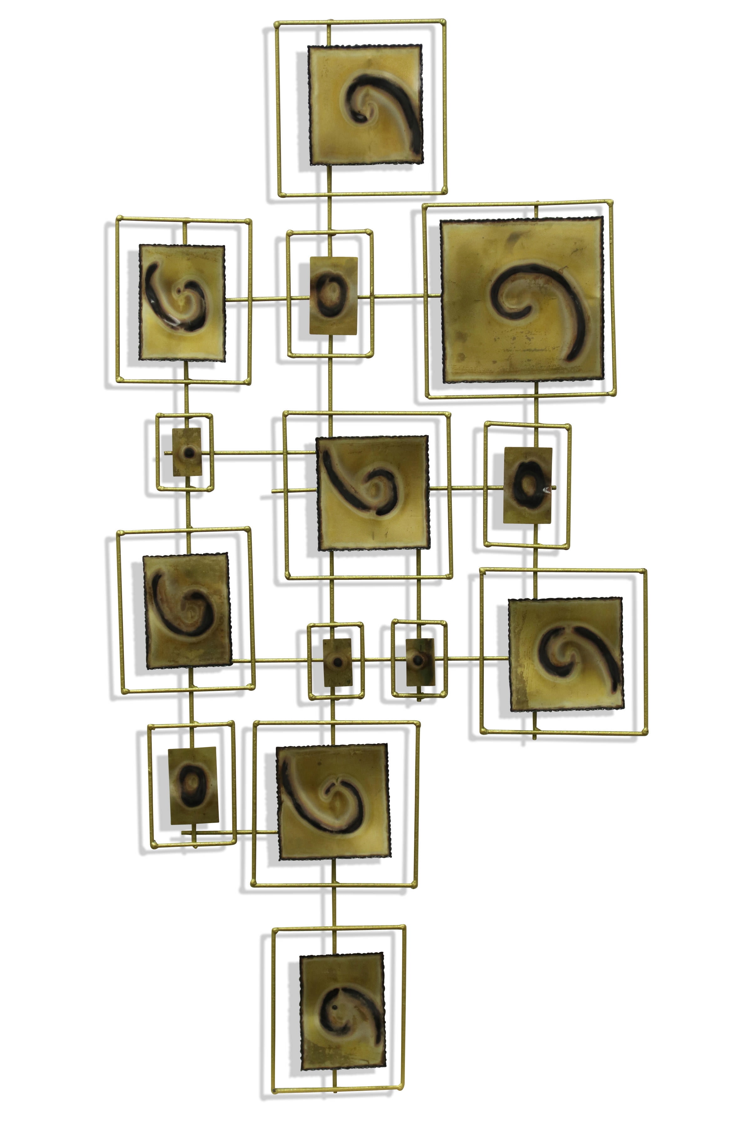 Squares Within Squares Metal Wall Art