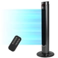 thumbnail image 1 of Simple Deluxe Ventilador de torre oscilante de 36 pulgadas para dormitorio con pantalla LED de control remoto y 3 velocidades, 3 modos, temporizador de 15 horas, ventilador silencioso para interior, o, 1 of 5