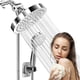 thumbnail image 1 of Regaderas para Baño,Cabezal de Ducha Fija de Lluvia de Alta Presión+Ducha de Mano,Ángulo Ajustable Alcachofa Ducha con Filtro y Manguera 1.5m,Fácil de Instalar, Aumente la Presión, Ahorre Agua, 1 of 8