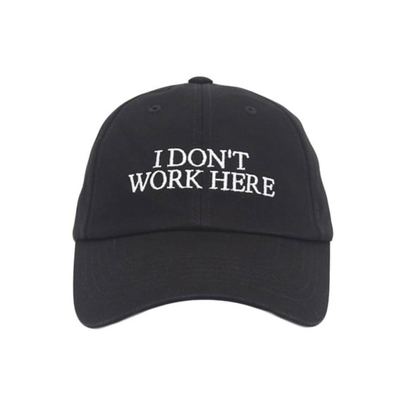 WITHMOONS Embroidery Baseball Cap Cotton Dad Hats Adjustable TR11538 (Black)