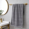 thumbnail image 2 of Kyusrd Hand Towels for Bathroom,Cotton Soft Absorbent Decorative Hand Towel for Face Spa Bath Gym Kitchen,Gray,34x72cm, 2 of 6