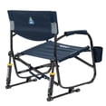 thumbnail image 3 of GCI Outdoor Grab & Go Rocker Low Profile Rocking Camping Chair with Cup Holder, Indigo Colorblock, 3 of 12