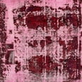 thumbnail image 1 of Ahgly Company Machine Washable Indoor Square Abstract Red Wine or Wine Red Area Rugs, 5' Square, 1 of 7