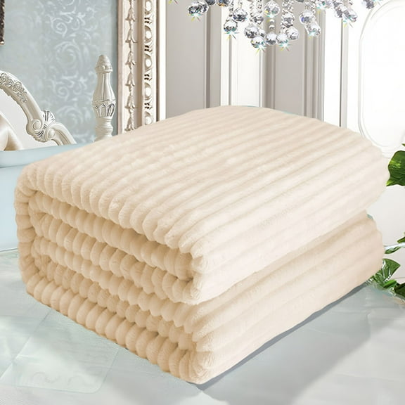 XIBUFE Coral Velvet Weighted Blankets for Adults Queen Size 0.44lbs,Warm Sherpa Fleece Throw Blanket for Sleep and Calm,Soft Cozy Heavy Bed Blanket 27 x 39 Inches