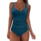 thumbnail image 3 of Gibobby Trajes de Baño Mujer Traje de baño de 1 pieza para mujer, traje de baño Sexy con realce, traje de baño de cintura alta, traje de baño de entrenam(Marina,CH), 3 of 5