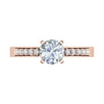 thumbnail image 3 of 1.12 Carat Diamond Engagement Ring in 10K Rose Gold (Ring Size 6.25), 3 of 4