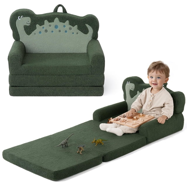 Agenda infantil Couch Blissful 2 en 1 para niños pequeños con dinosaurio