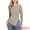 Khaki, variant on Women's Spring High Low Stylish Boat Neck Pullover Sweaters L Khaki