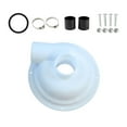 thumbnail image 2 of DOLITY Vacuum Dust Collector, Cyclone Separator, Lid, Spare Part, Woodworking, Sawdust, White, 2 of 8
