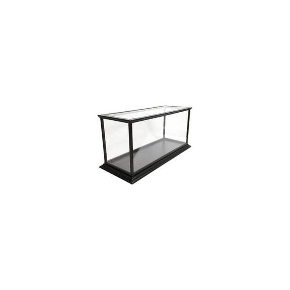 HomeStock Artisanal Abode Display Case for Speed Boat, 39.5 x 16 x 18, Black - Acrylic and Glass Showcase for Model Boats and Ships, Display Case for Model Boats