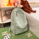 thumbnail image 5 of Sonducket impermeable de nailon para mujer, de viaje, de hombro de Color sólido, para niñas, gran capacidad Mochilas Verde, 5 of 6
