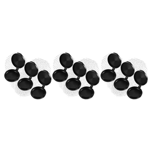 jesticaly 3pack/lot Portable Ink Pad Clear Fingerprints Anytime Anywhere Fingerprint Ink Pad Inkpad Size 3Set