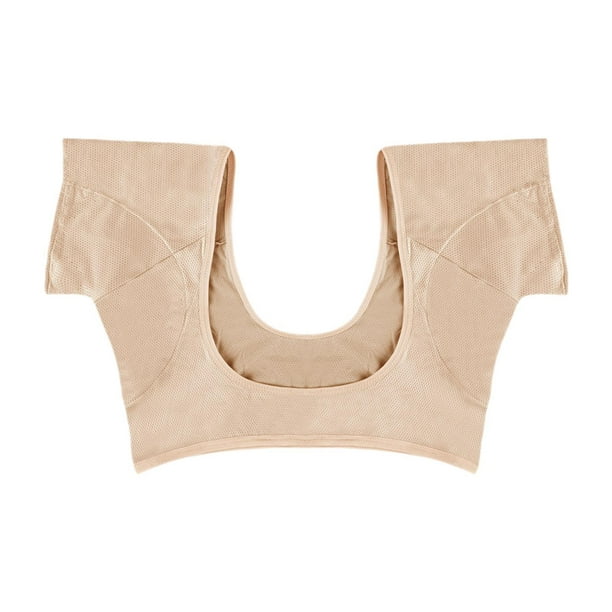 Camiseta antisudor para axilas, almohadillas reutilizables para axilas, chaleco antisudor para mujer para actividades al aire libre Piel m