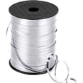 thumbnail image 1 of GFDYREE 3/16 Inch Crimped Curling Ribbon Balloon Ribbon Spool 500 Yard for Balloons or Gift Wrapping (Metallic Silver), 1 of 7