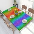 thumbnail image 2 of Table Cover LGBT Rectangular Tablecloth Oilproof 4FT Table Cloth Gay Pride s, 2 of 5