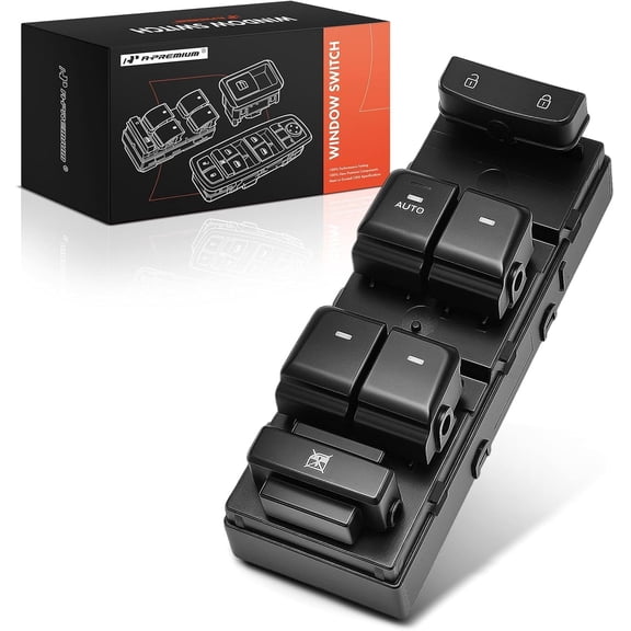 A-Premium Master Power Window Switch Compatible with Hyundai Sonata 2015 2016 2017 2018 2019, Front Left Driver Side