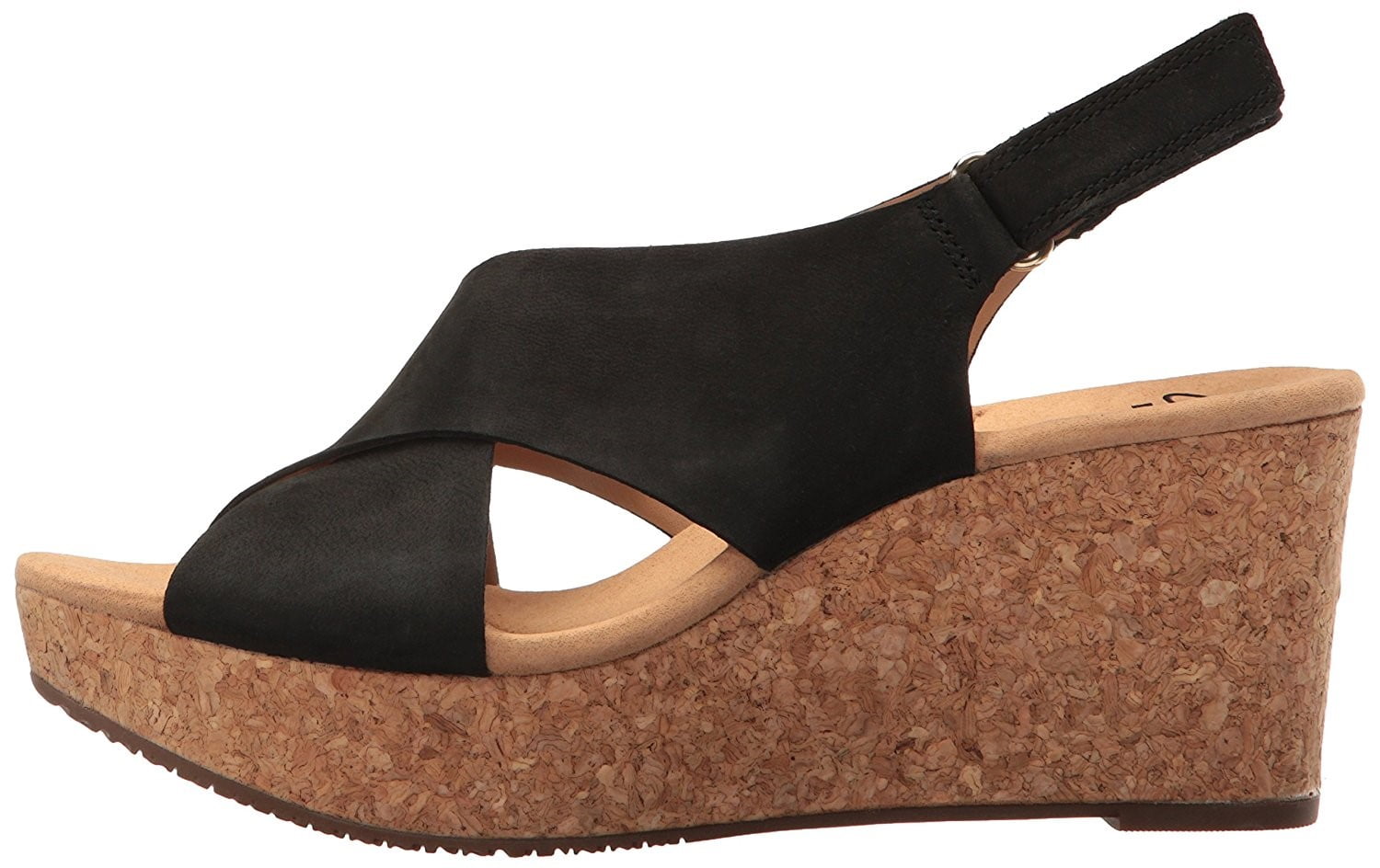 clarks cork wedges