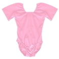 thumbnail image 4 of Leotardo con Manga Cortas para Niñas Ropa de Baile Comodo Suave Casual Elegante Hugo De manga corta de baile Leotardo, 4 of 6
