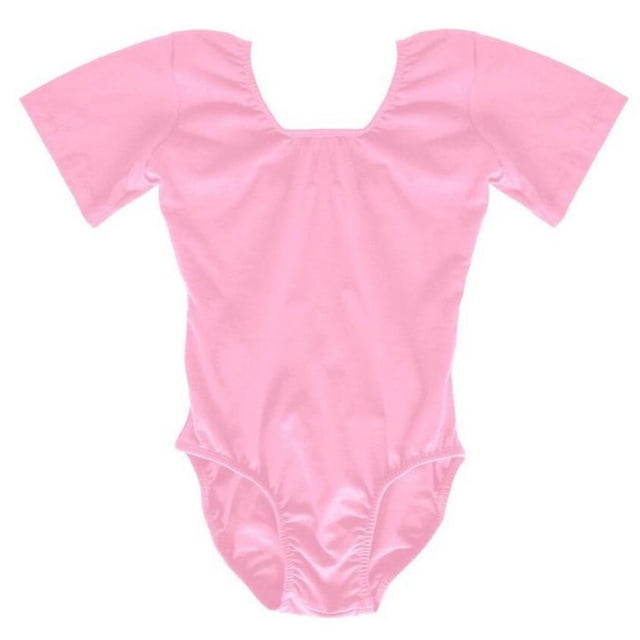 Maillot de para Niño Rosa XXL Yinane De manga corta de baile Leotardo