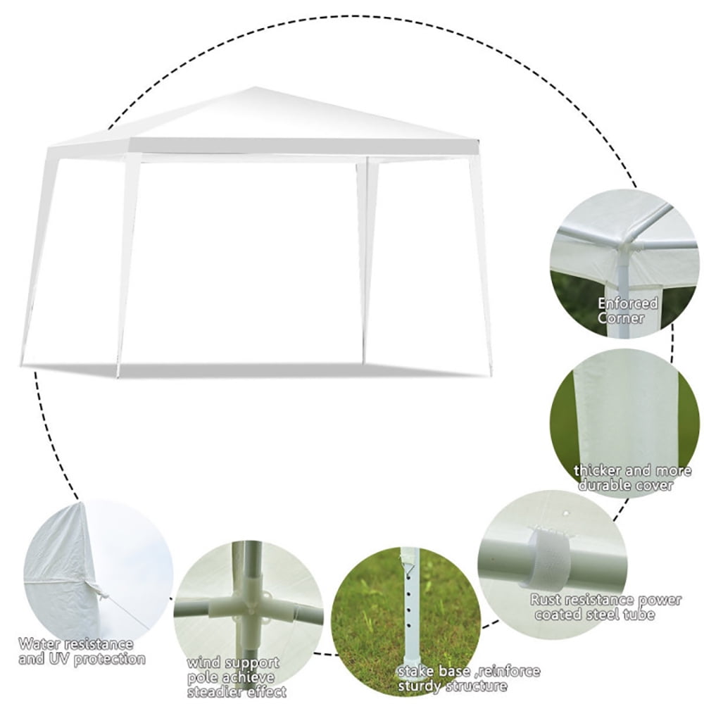 Aimee Lii 10 x 10 Feet Outdoor Wedding Canopy Tent, Backyard Canopy Gazebo for Party Wedding BBQ Events Aimee Lii 10 x 10 Feet Outdoor Wedding Canopy Tent, Backyard Canopy Gazebo for Party Wedding BBQ Events