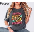 thumbnail image 2 of The Heavens Are Roaring Shirt,Retro Christian Tee, The Heavens Are Roaring Christian Apparel Tee Christian Woman, 2 of 5
