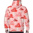 thumbnail image 7 of Lsque Cute Mushroom1 Pattern Casual Men's Hoodie,Hooded Sweatshirt with Kangaroo Pocket,Pullover Hoodie-4X-Large, 7 of 7