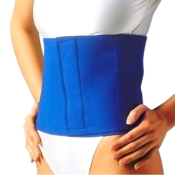 Portable Elastic Neoprene Slimming Belt Health Care Waist Band Weight-loss  Waist Belt Massage Belt (Blue)