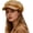 Camel, variant on Women's Newsboy Cap, Retro Solid Color Denim Hat Flat Cap Visor Painter Beret Hat