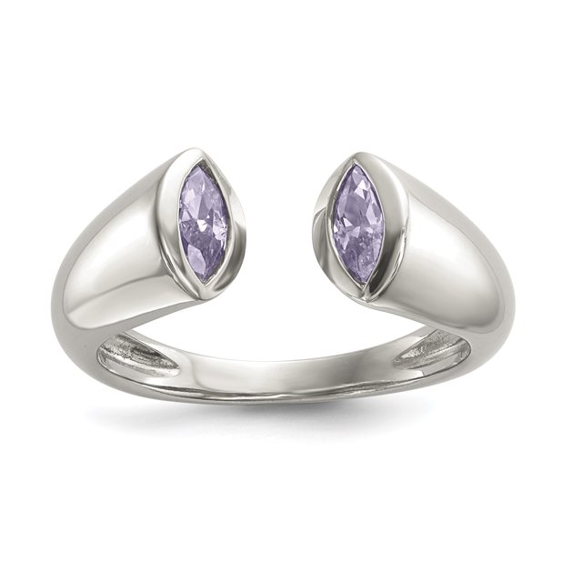 925 Sterling Silver Cubic Zirconia Cz Ring