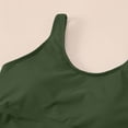 thumbnail image 6 of LIIPEE Girls Swimsuit Sets Casual Summer Solid Color Sleeveless Crew Neck Swim Vest Floral Printed Beach Shorts Two Piece Set Children Cute Comfortable Breathable Fashion Swimsuits,Green,15-16 Years, 6 of 8