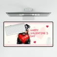 thumbnail image 4 of Happy Valentine's Day Pitbull Brings Love Heart Desk Mat Full Keyboard Mouse Pad Terrier Dog Lover Large Mousepad - 02028, 4 of 5