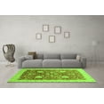 thumbnail image 3 of Ahgly Company Indoor Square Oriental Green Modern Area Rugs, 5' Square, 3 of 4