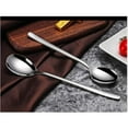 thumbnail image 6 of Spoons, Korean Soup Spoons,Stainless Steel Spoon with long Handle Set of 8, 6 of 6
