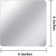 thumbnail image 5 of 16 Pieces Mirror Sheets Wall Mirror Sticker Removable 3D Reflection Mirror Self Adhesive Room Decor Decal Acrylic Film Sheet, 6''x6'', 5 of 7