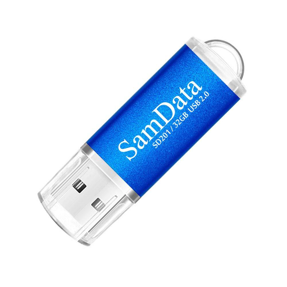 Clé USB 64 Go SunData USB 3.0 - Vitesse Jusqu'à 90 Mo/s - Design Rotatif Porte-clés - Couleur Violet