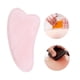 thumbnail image 2 of tablero de raspado, Tablero Gua Sha de cuarzo rosa natural en forma de ala para SPA Mejora la circulación sanguínea y el metabolismo Unbranded GY04660, 2 of 5